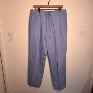 J. McLaughlin Cotton Chino Pants Men's Size 36 Light Blue Preppy Resort Classic